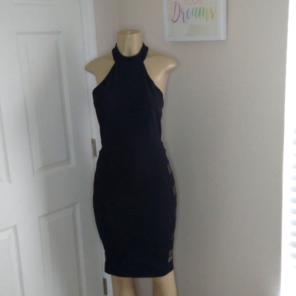 Ladder bodycon dress